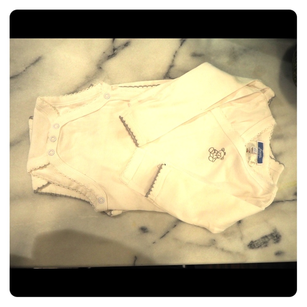 Two jacadi bodysuits unused with tags!